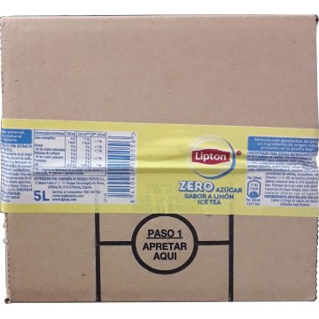 Refresco Lipton Te Limón Zero Azúcares Bag In Box 5 Lt