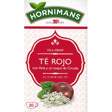 Te Hornimans Vermell Anís I Un Toc De Pruna 1.75 Gr 20 Sobres