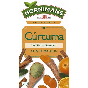 Té Hornimans Cúrcuma Con Té Matcha 1.5 Gr 20 Sobres
