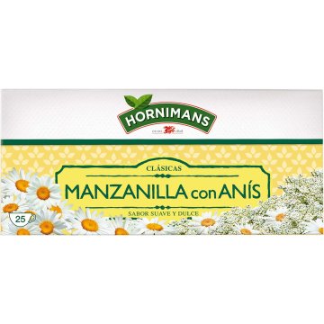Manzanilla Hornimans Con Anís 1.4 Gr 25 Sobres
