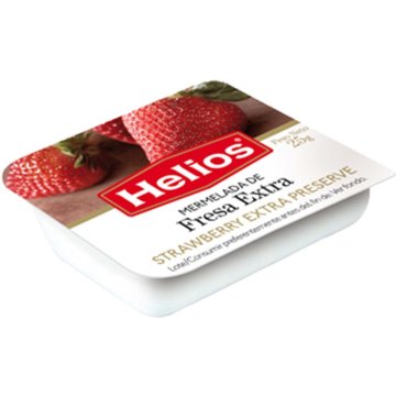 Mermelada Helios Fresa Porciones 25 Gr 80 U