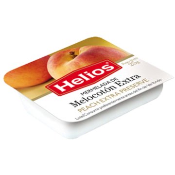 Mermelada Helios Melocotón Porciones 25 Gr 80 U