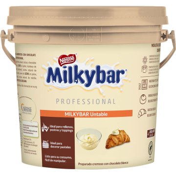 Crema Untable Nestlé Milkybar Blanc Cubell 3 Kg