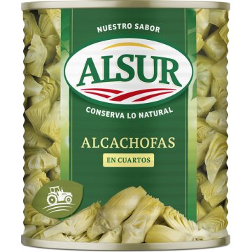 Alcachofa Alsur Cuartos Lata 2.5 Kg