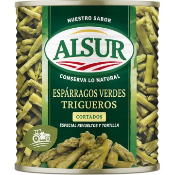 Espàrrecs Alsur Verds Tallat Llauna 2.5 Kg