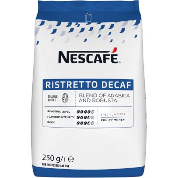 Café Nescafe Ristretto Descafeinado Soluble Pouch Bolsa 250 Gr