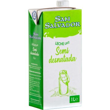 Leche San Salvador Semi Brik 1 Lt