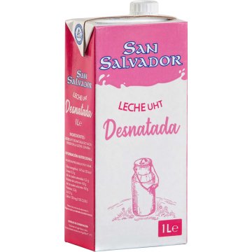 Llet San Salvador Desnatada Brik 1 Lt