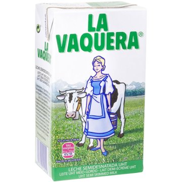 Leche La Vaquera Semi Brik 1 Lt