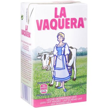 Leche La Vaquera Desnatada Brik 1 Lt