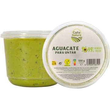 Aguacate Caña Nature Para Untar Tarrina 500 Gr