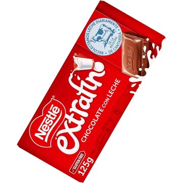 Chocolate Nestlé Extrafino Con Leche Tableta 125 Gr