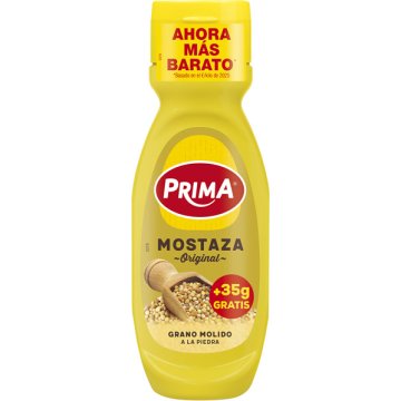 Mostassa Prima Original Pet 265 Gr + 35% Gratis