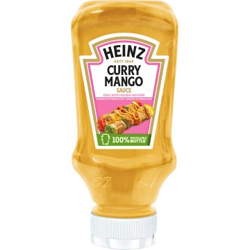 Salsa Heinz Curri I Mango Top Down 220 Ml