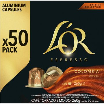 Café Marcilla L'or Colombia 50 Cápsulas