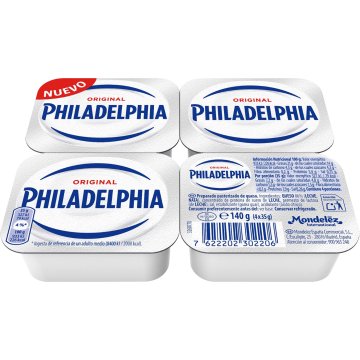 Queso Philadelphia Crema Monodosis 35 Gr 4 U