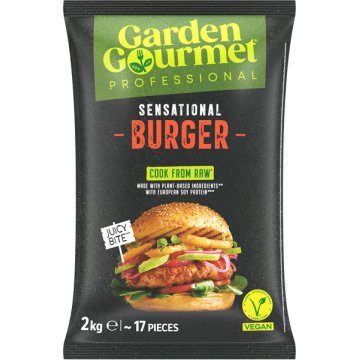 Hamburguesa Garden Gourmet Vegana Bolsa 2 Kg 17 Piezas
