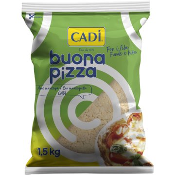 Mozzarella Cadí Buona Pizza Fonfil 1.5 Kg Picada