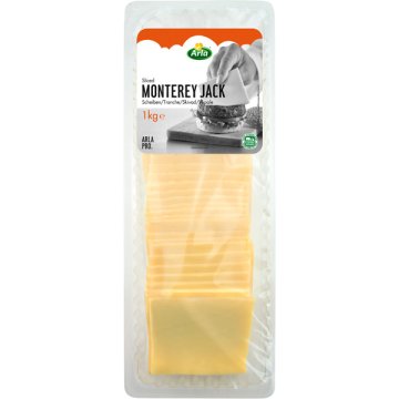 Queso Arla Pro Monterey Jack Lonchas Bandeja 1 Kg