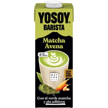 Beguda De Civada Yosoy Barista Matcha Brik 1 Lt