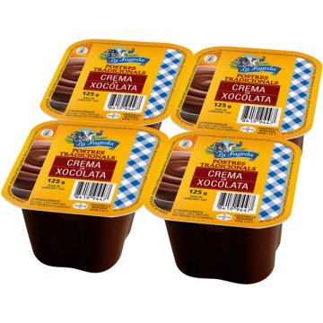 Crema La Fageda Xocolata 125 Gr Pack 4