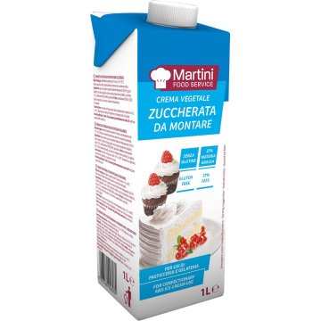 Nata Master Martini Food Service Azucarada Crema Brik 1 Lt