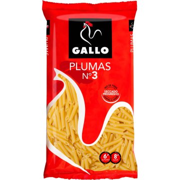 Macarrones Gallo Nº 3 Pluma 250 Gr