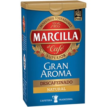 Cafè Marcilla Descafeïnat Molt 250 Gr Pack 4