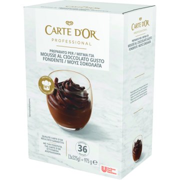 Mousse Carte D'or Chocolate Polvo Caja 240 Gr 3 Sobres 45 Raciones