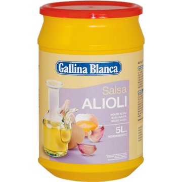 Salsa Gallina Blanca Alioli Tarro 1 Kg Polvo