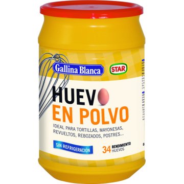 Huevo Gallina Blanca En Polvo Tarro 350 Gr