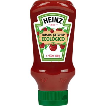 Ketchup Heinz Ecològic Top Down 580 Gr