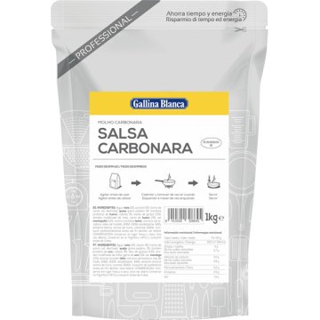 Salsa Gallina Blanca Carbonara Doy-pack 1 Lt