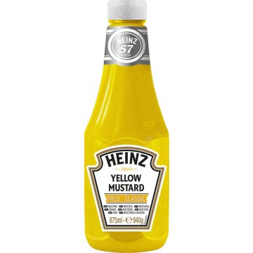 Mostaza Heinz Yellow Mustard Mild Clásica Dosificador 875 Gr
