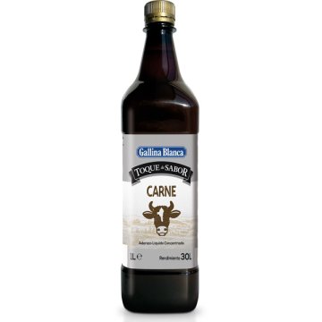 Aderezo Gallina Blanca Toque De Sabor Carne Líquido Concentrado Botella Plástico 1 Lt