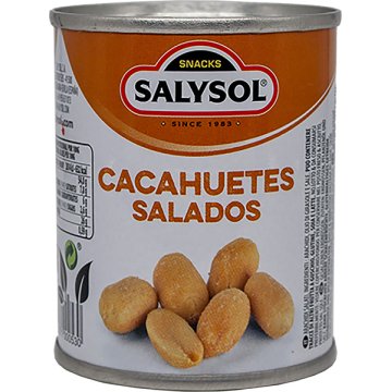 Cacahuetes Salysol Salados 60 Gr Expositor 12 Latas