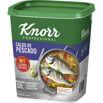 Caldo Knorr Pescado Deshidratado Tarro 1 Kg Retráctil