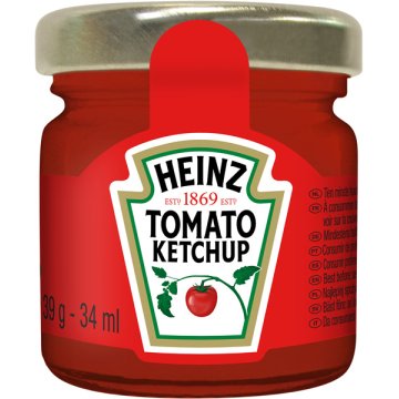 Ketchup Heinz Roomservice Vidrio 39 Gr 80 U