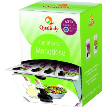 Vinagre Balsàmic Modena Qualitaly Monodosi 5 Ml 100 U