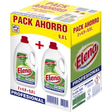 Detergente Elena Gel Pack Ahorro 9.8 Kg