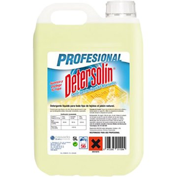 Detergente Detersolin Profesional Marsella Garrafa 5 Lt