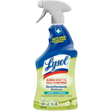 Desinfectante Lysol Multiusos Frescor Spray 750 Ml