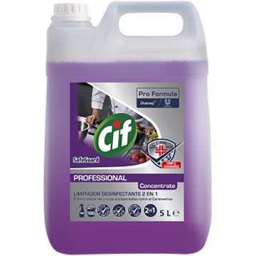 Limpiador Cif Safeguard Profesional Concentrado Garrafa 5 Lt