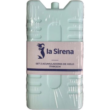 Acumulador De Hielo La Sirena 2 U 17x9x2cm