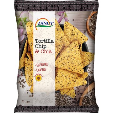 Tortilla Chips Zanuy Chia Bolsa 130 Gr