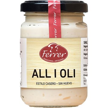 Salsa Ferrer Alioli Tarro 130 Gr