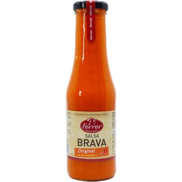 Salsa Ferrer Brava Original Botella Vidrio 320 Gr