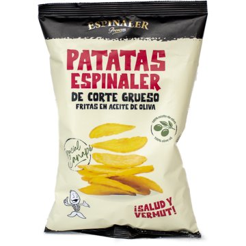 Patatas Chips Espinaler Corte Grueso Aceite De Oliva 150 Gr
