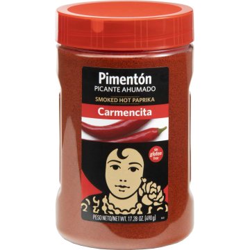 Pimentón Carmencita Picante Ahumado Bote Hostelería 490 Gr