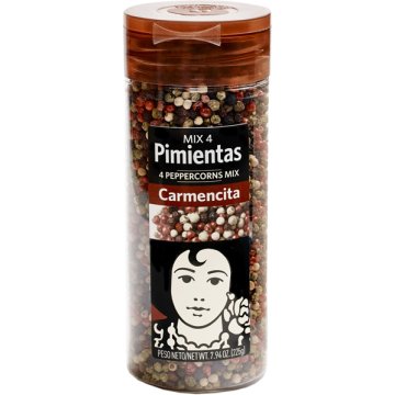 Pimienta Carmencita Mix 4 Pimentas Grano Bote Hostelería 225 Gr
